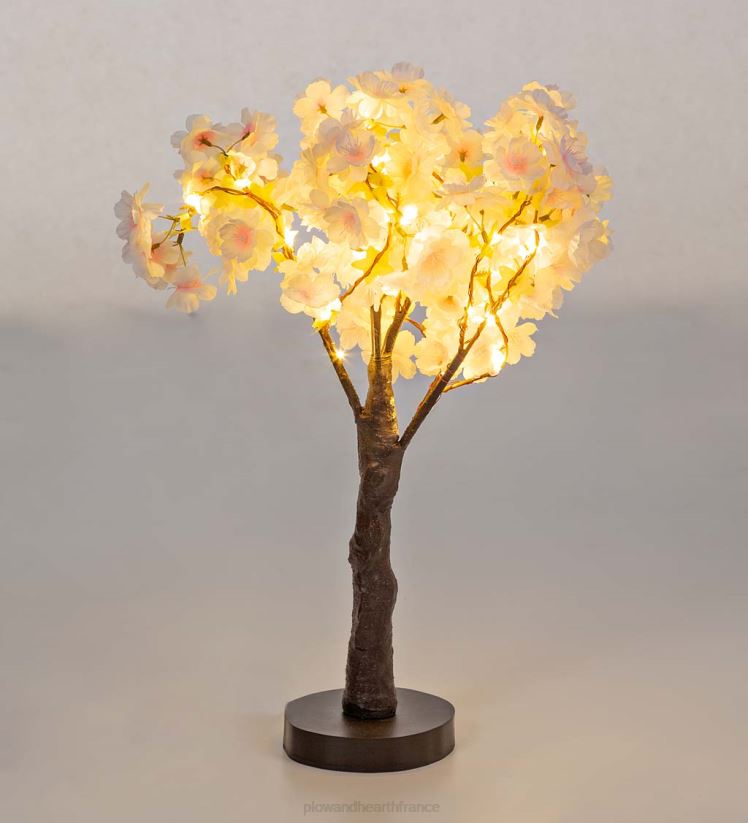 Plow & Hearth articles ménagers Cerisier pleureur de table éclairé 0BNZ2371
