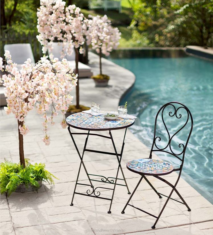 Plow & Hearth articles ménagers Faux cerisiers pleureurs à éclairage électrique intérieur/extérieur 0BNZ2334