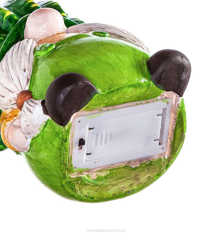 Plow & Hearth articles ménagers Gnomes de cactus en céramique éclairés, ensemble de 2 0BNZ2425