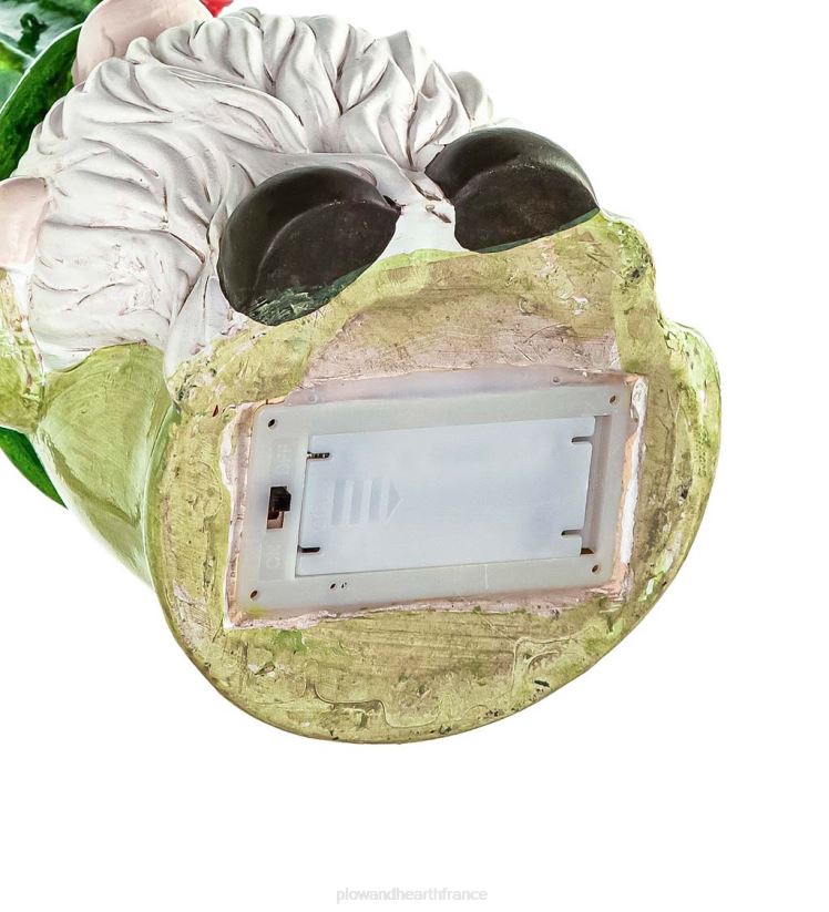 Plow & Hearth articles ménagers Gnomes de cactus en céramique éclairés, ensemble de 2 0BNZ2425