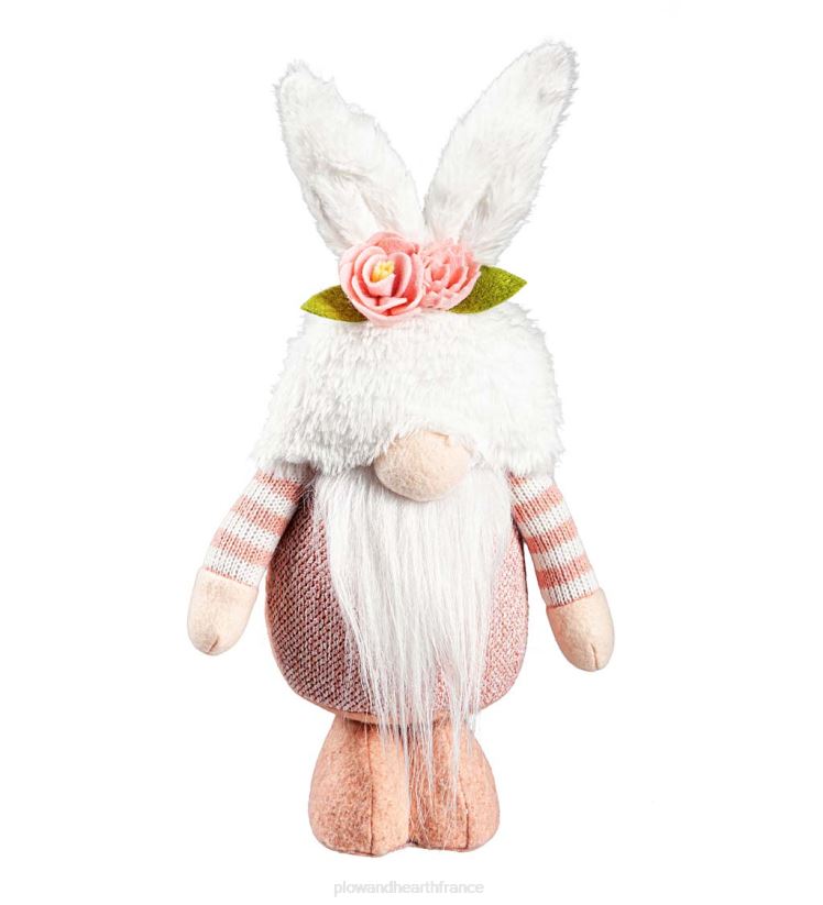 Plow & Hearth articles ménagers Gnomes en peluche avec oreilles de lapin, lot de 2 0BNZ2394