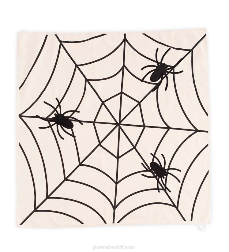 Plow & Hearth articles ménagers Jeté de table en toile d'araignée effrayante d'Halloween 0BNZ2443