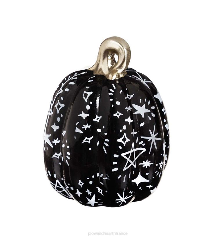 Plow & Hearth articles ménagers citrouilles en céramique de rêve d'Halloween, lot de 3 0BNZ2435