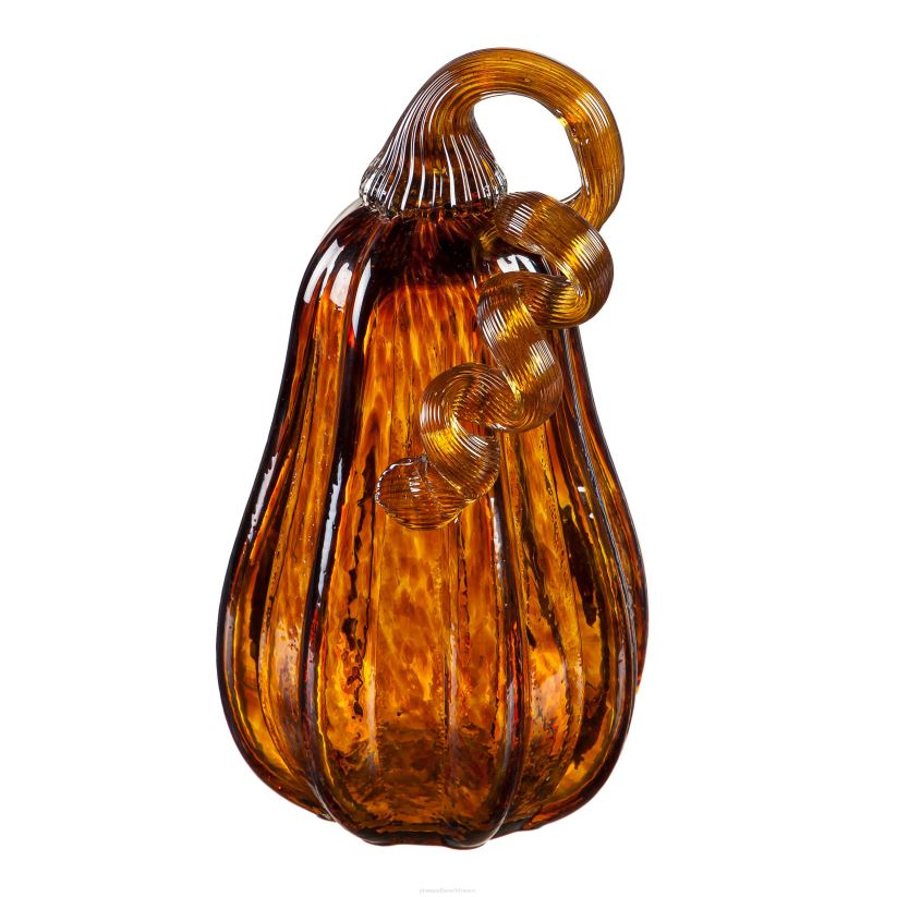 Plow & Hearth articles ménagers décor de table citrouille en verre, lot de 4 0BNZ2359