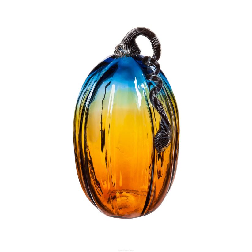 Plow & Hearth articles ménagers décor de table citrouille en verre, lot de 4 0BNZ2359