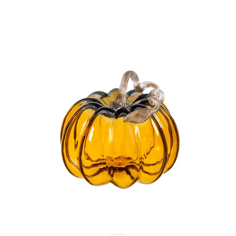 Plow & Hearth articles ménagers décor de table citrouille en verre, lot de 4 0BNZ2359