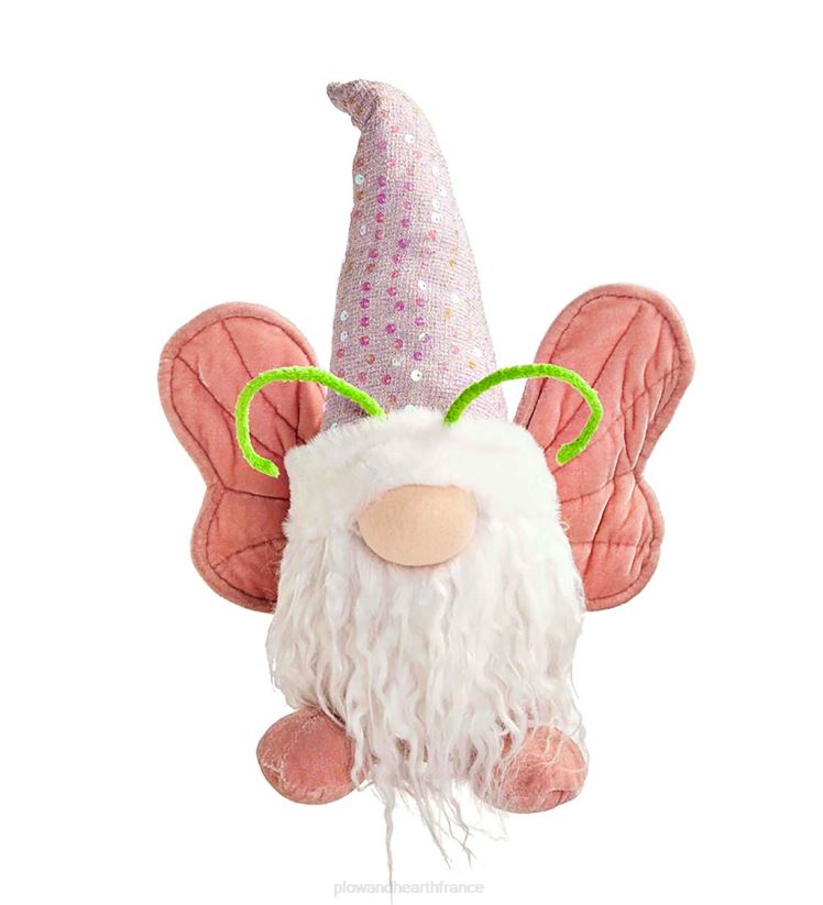 Plow & Hearth articles ménagers décor de table gnome papillon éclairé 0BNZ2413