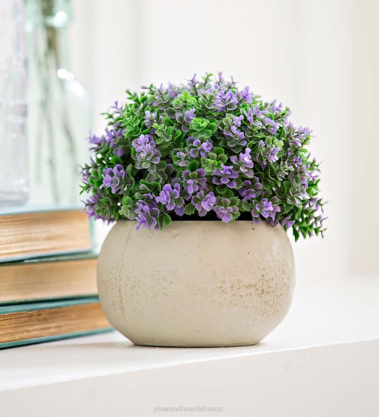 Plow & Hearth articles ménagers décoration de table avec fausses fleurs 0BNZ2379