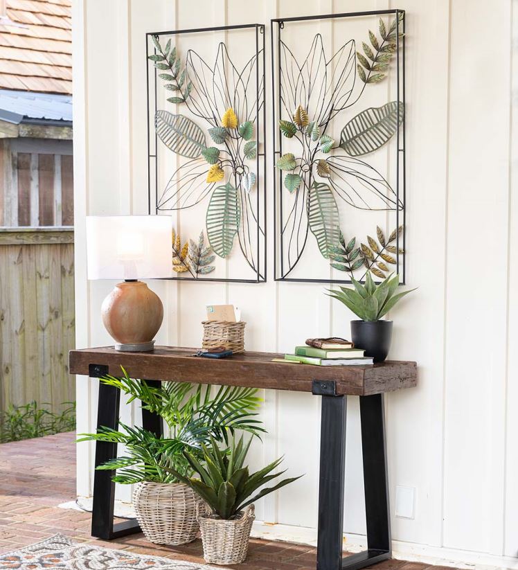 Plow & Hearth articles ménagers fausse vraie plante artificielle en pot d'agave 0BNZ2399