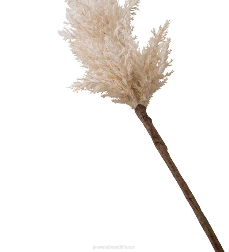 Plow & Hearth articles ménagers fausses branches d'herbe de pampa éclairées, ensemble de 2 - caramel 0BNZ2335