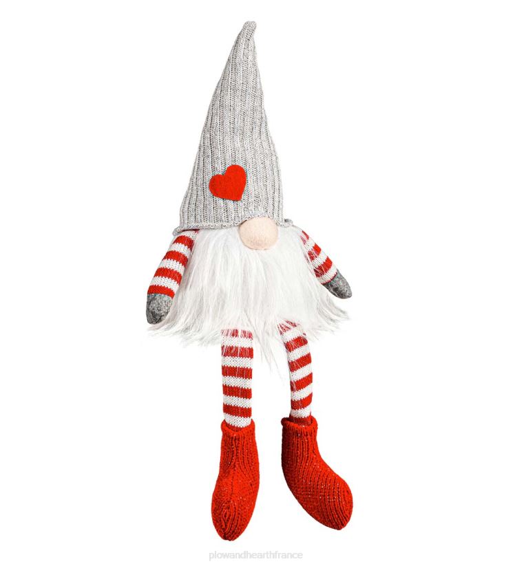 Plow & Hearth articles ménagers gnomes de Saint-Valentin éclairés avec jambes pendantes, ensemble de 2 0BNZ2389