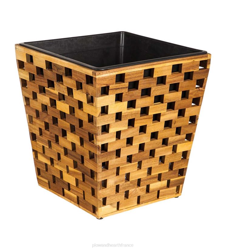 Plow & Hearth articles ménagers jardinières en bois recyclé, ensemble de 3 0BNZ2477