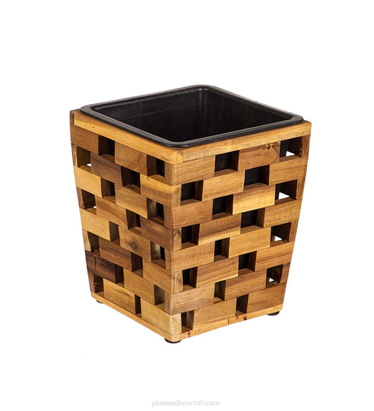 Plow & Hearth articles ménagers jardinières en bois recyclé, ensemble de 3 0BNZ2477