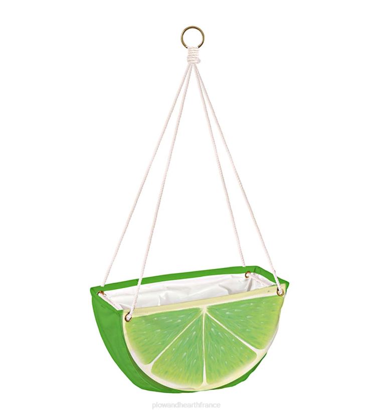 Plow & Hearth articles ménagers jardinières en tissu suspendues aux agrumes, lot de 3 0BNZ2439