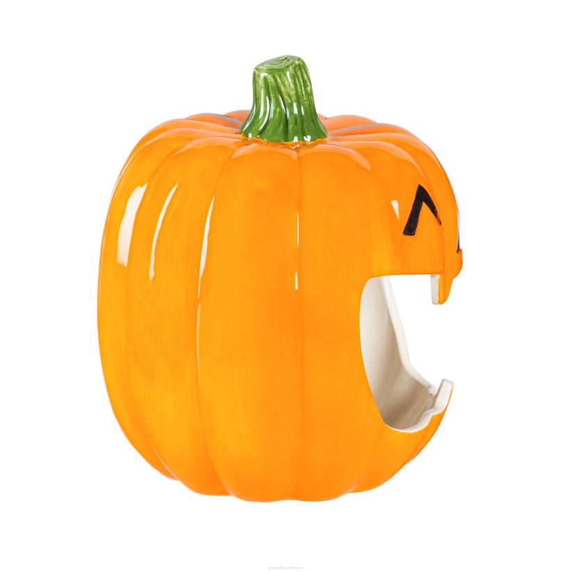 Plow & Hearth articles ménagers plats à bonbons à la citrouille en céramique, lot de 2 0BNZ2377