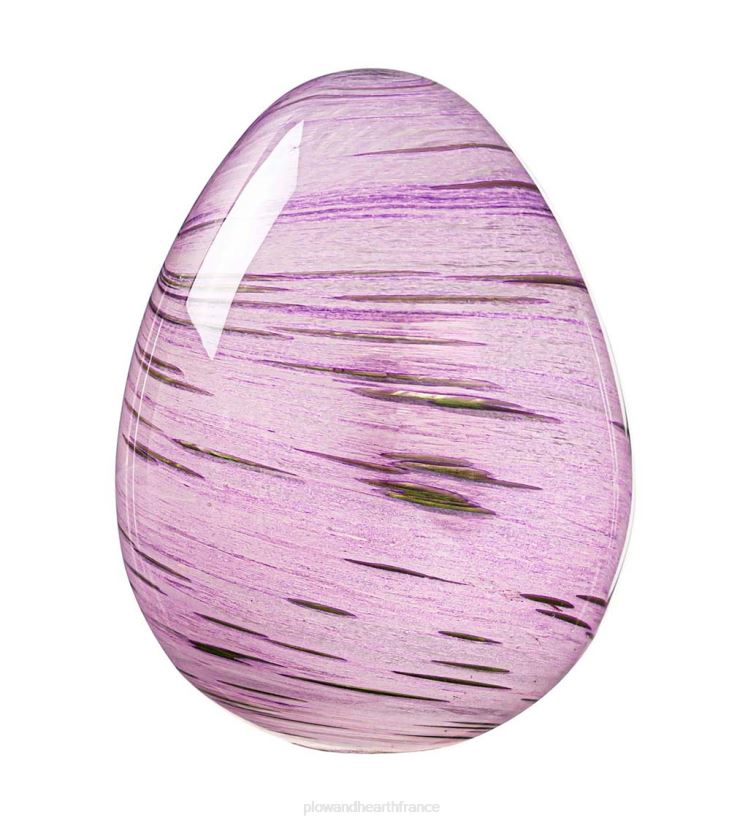 Plow & Hearth articles ménagers œufs de Pâques en verre coloré, lot de 4 0BNZ2402