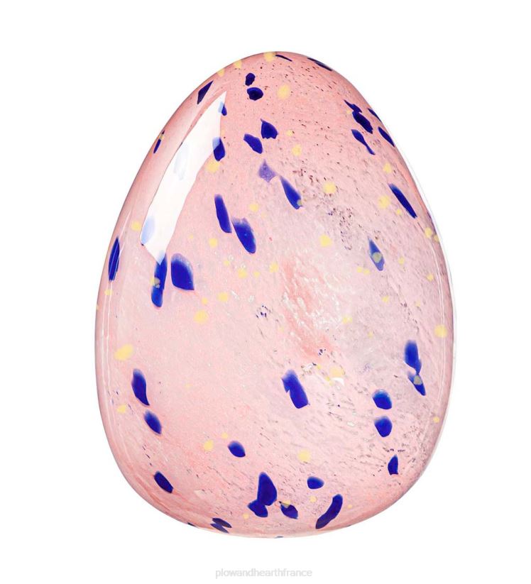 Plow & Hearth articles ménagers œufs de Pâques en verre coloré, lot de 4 0BNZ2402