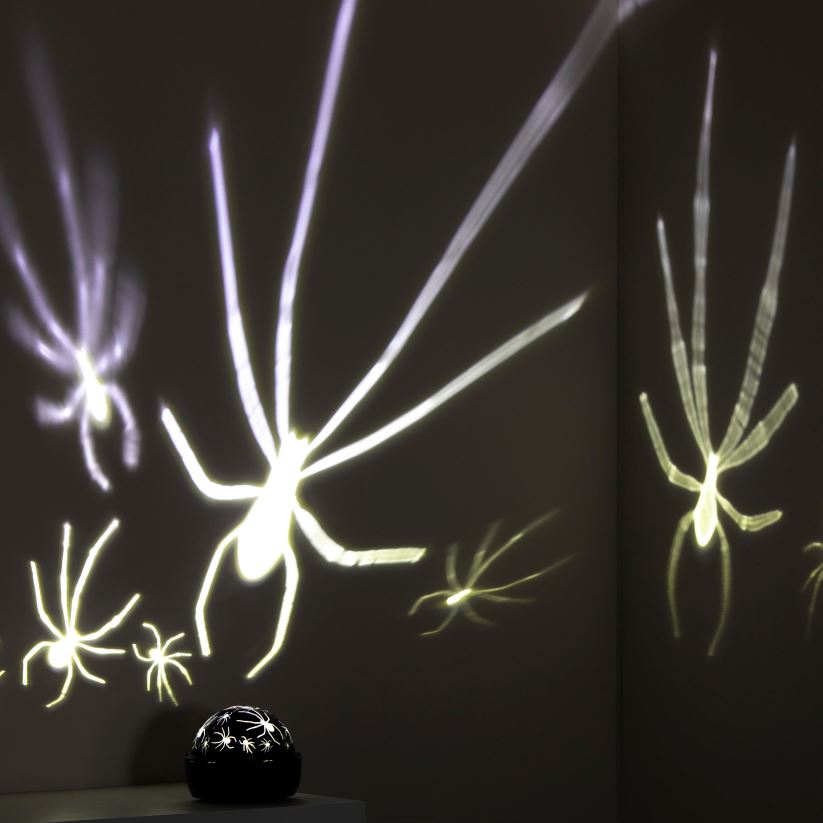 Plow & Hearth articles ménagers Projecteur araignée éclairé pour Halloween 0BNZ2498