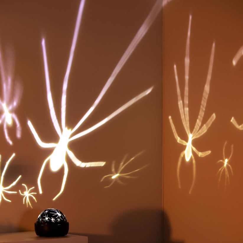 Plow & Hearth articles ménagers Projecteur araignée éclairé pour Halloween 0BNZ2498