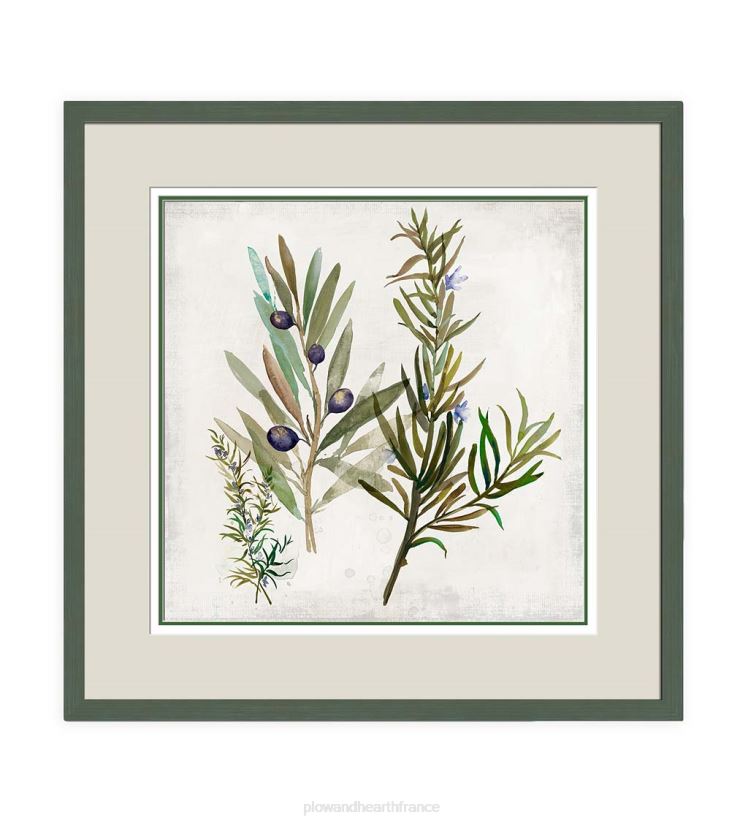 Plow & Hearth articles ménagers après-midi italien ii peinture murale encadrée 0BNZ2536
