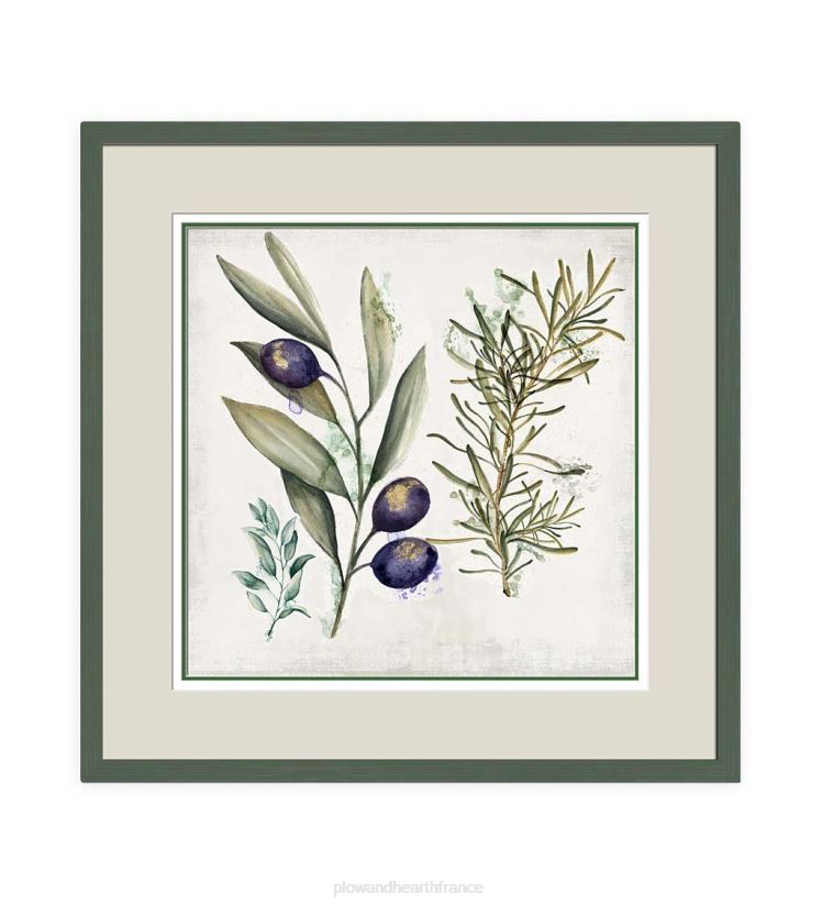 Plow & Hearth articles ménagers après-midi italien, j’ai encadré la peinture d’art mural 0BNZ2537