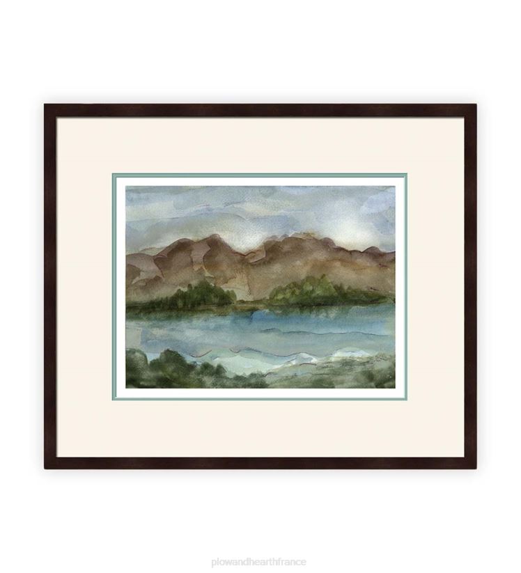 Plow & Hearth articles ménagers plein air iv peinture d’art mural encadrée 0BNZ2507