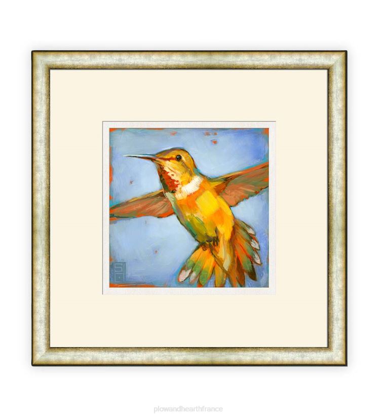 Plow & Hearth articles ménagers quête de fleurs ii peinture d’art mural encadrée 0BNZ2517