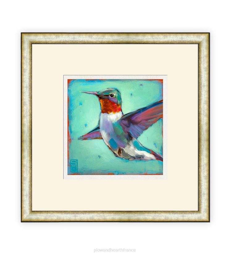 Plow & Hearth articles ménagers quête de fleurs que j’ai encadrée peinture d’art mural 0BNZ2506