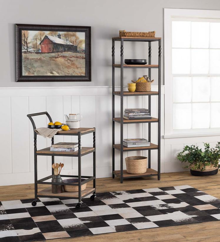 Plow & Hearth articles ménagers vieille grange de Cumington encadrée peinture d’art mural 0BNZ2524