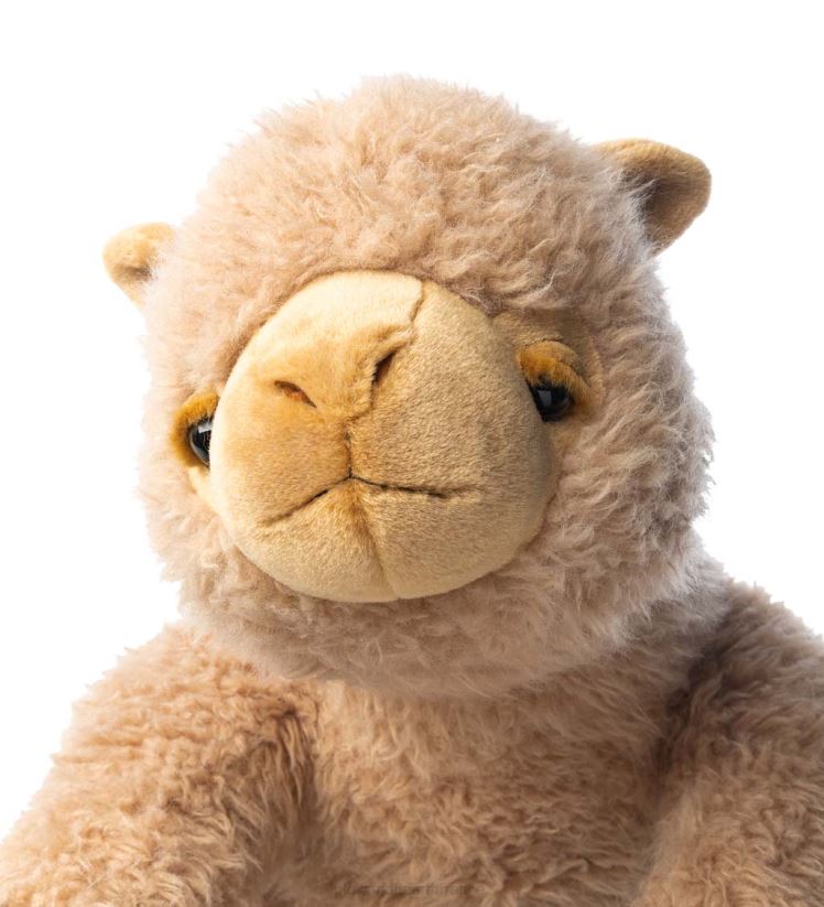 Plow & Hearth articles ménagers Allie alpaga peluche câlin animal oreiller de corps - beige 0BNZ2489