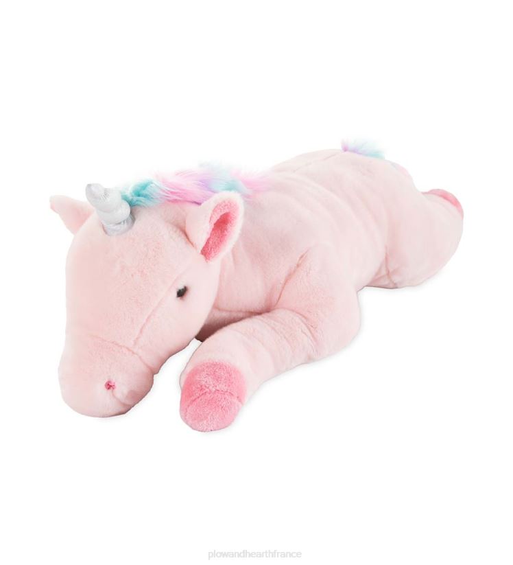 Plow & Hearth articles ménagers Oreiller de corps licorne surdimensionné en peluche, animal câlin 0BNZ2490