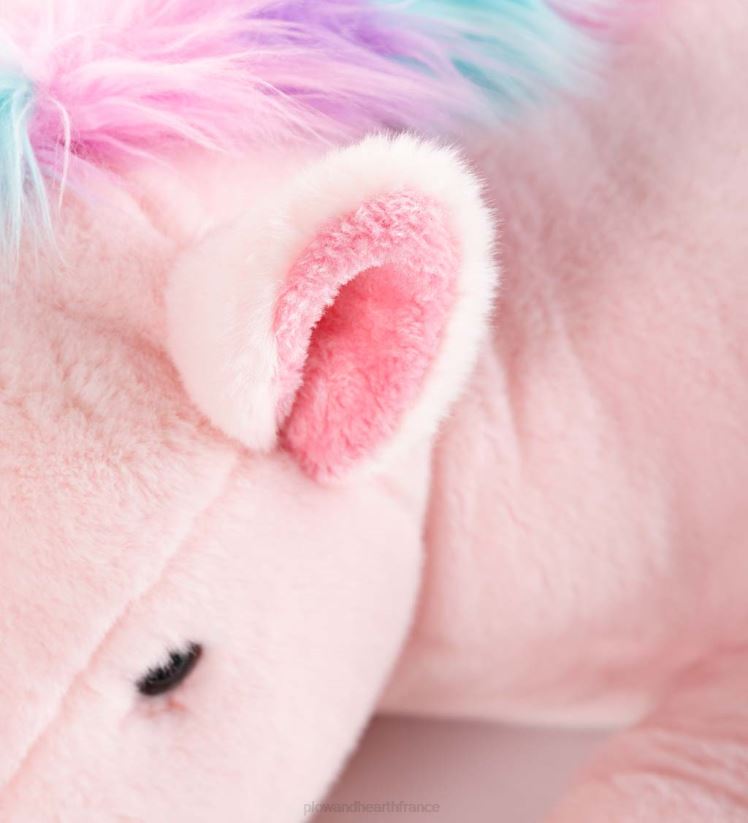 Plow & Hearth articles ménagers Oreiller de corps licorne surdimensionné en peluche, animal câlin 0BNZ2490