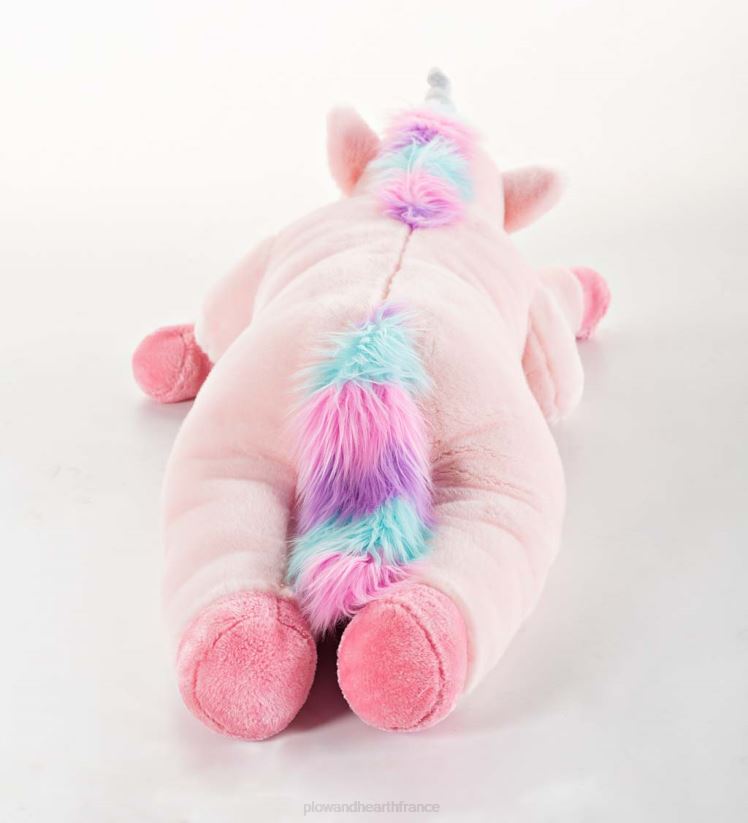 Plow & Hearth articles ménagers Oreiller de corps licorne surdimensionné en peluche, animal câlin 0BNZ2490