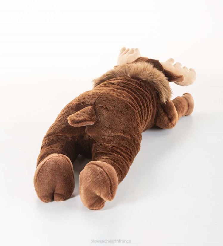 Plow & Hearth articles ménagers oreiller de corps animal câlin en peluche surdimensionné élan 0BNZ2491