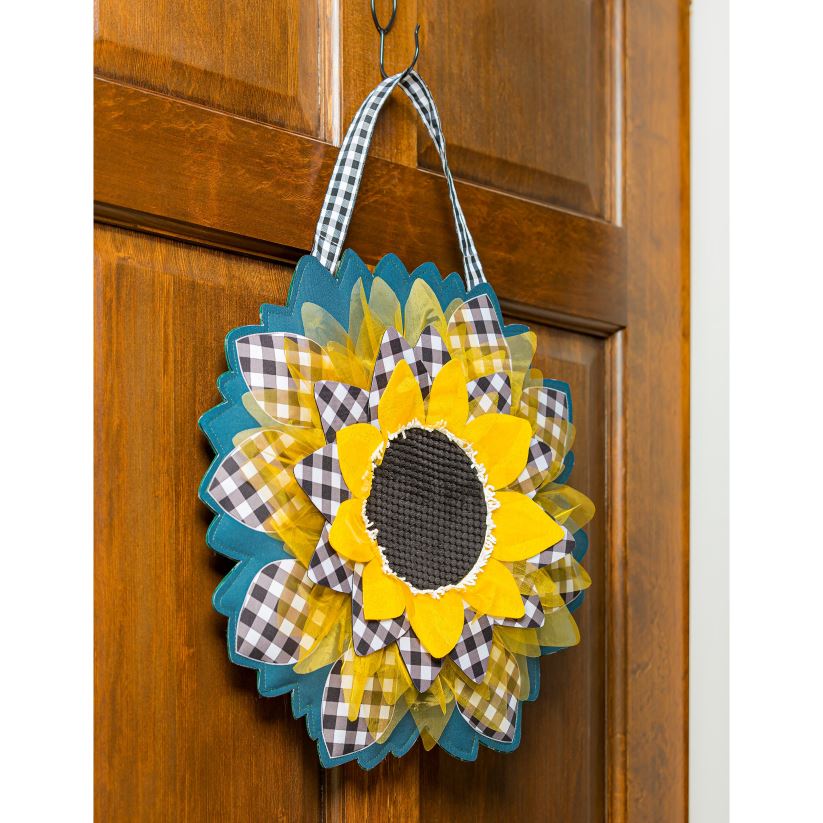 Plow & Hearth articles ménagers décor de porte tournesol avec chèques 0BNZ2501