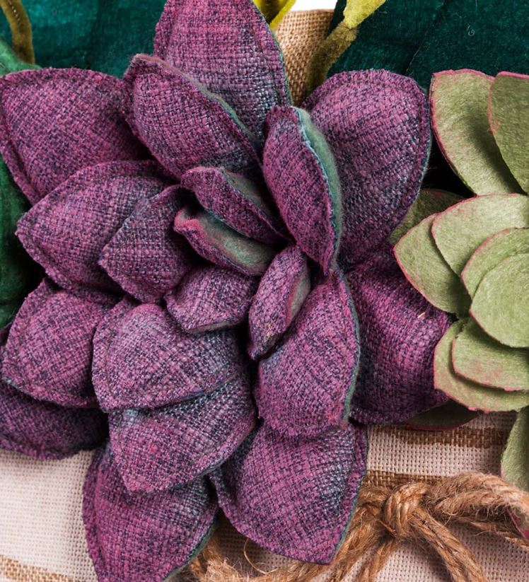 Plow & Hearth articles ménagers décoration de porte de pot Mason succulentes 0BNZ1507