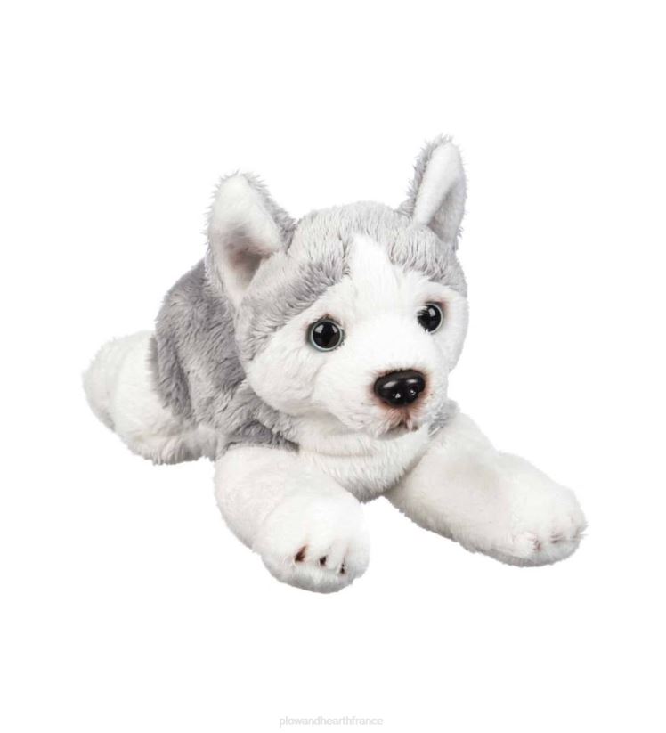 Plow & Hearth articles ménagers pouf en peluche husky 0BNZ3103
