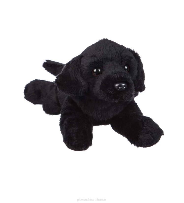 Plow & Hearth articles ménagers pouf poire en peluche noir de laboratoire 0BNZ3100