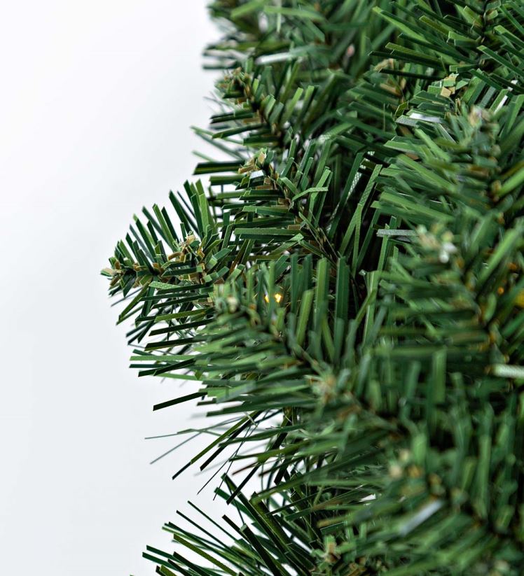 Plow & Hearth articles ménagers ensemble de décoration éclairé en pin Montfair pour porche des Fêtes dans une boîte 0BNZ1711