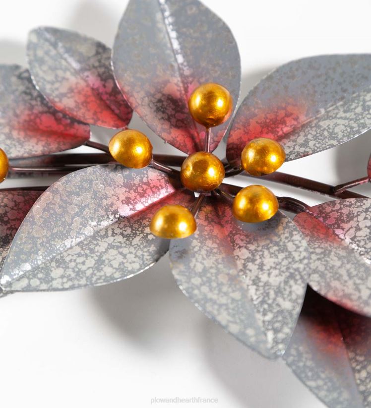 Plow & Hearth articles ménagers joyeux noël couronne en métal 0BNZ1703