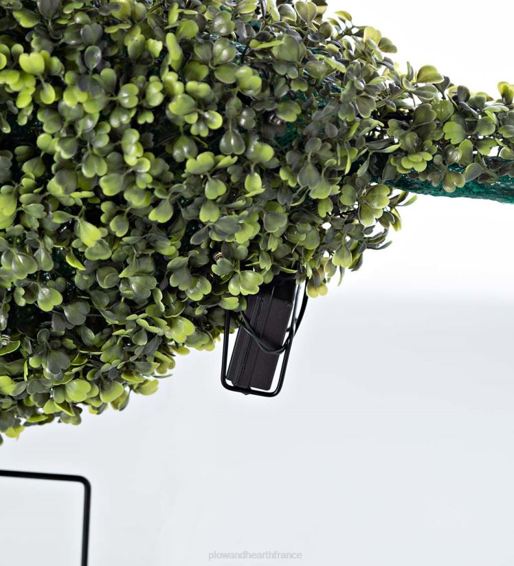 Plow & Hearth articles ménagers Topiaire d'oiseau en buis éclairé 0BNZ1691