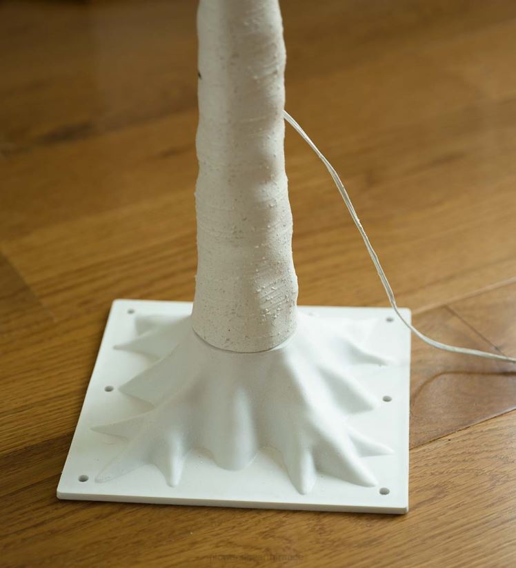 Plow & Hearth articles ménagers bouleau intérieur/extérieur avec micro lumières 0BNZ1681