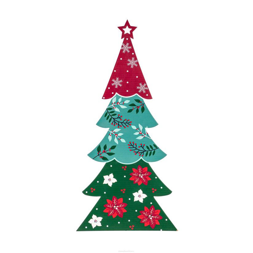 Plow & Hearth articles ménagers arbres de vacances nordiques en bois, lot de 3 0BNZ1718