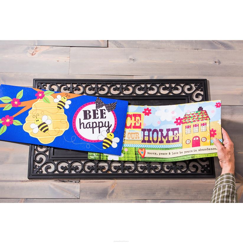 Plow & Hearth articles ménagers ensemble de tapis sassafras d'automne, de récolte et de vacances 0BNZ1743