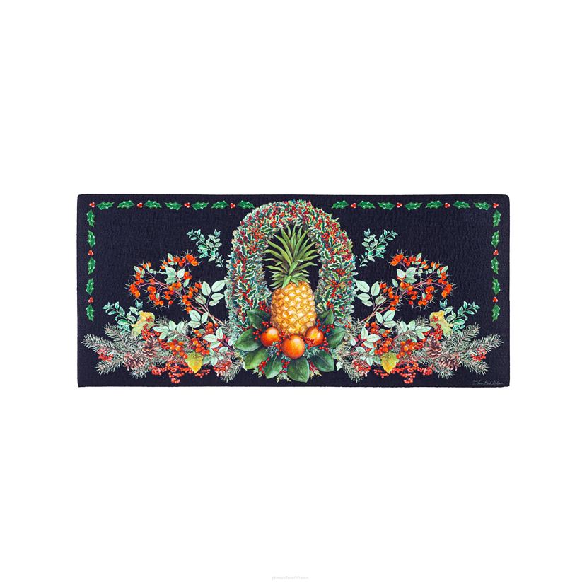 Plow & Hearth articles ménagers tapis interrupteur sassafras à l'ananas de Noël 0BNZ1725