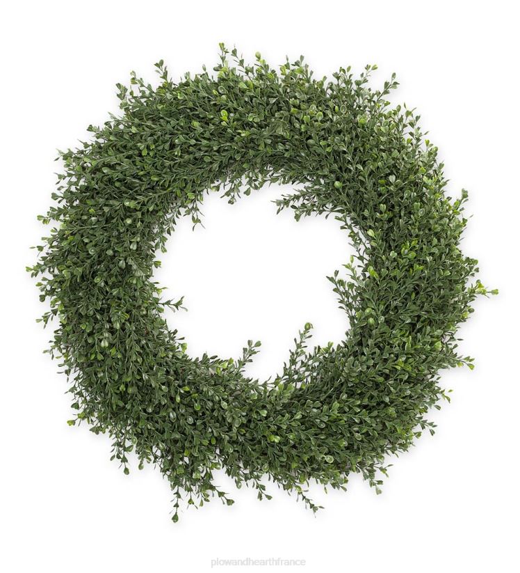 Plow & Hearth articles ménagers Accents de verdure en faux buis intérieur/extérieur 0BNZ1503