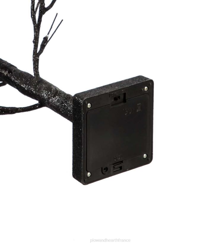 Plow & Hearth articles ménagers Arbre d'Halloween de table avec lumières LED violettes 0BNZ1561