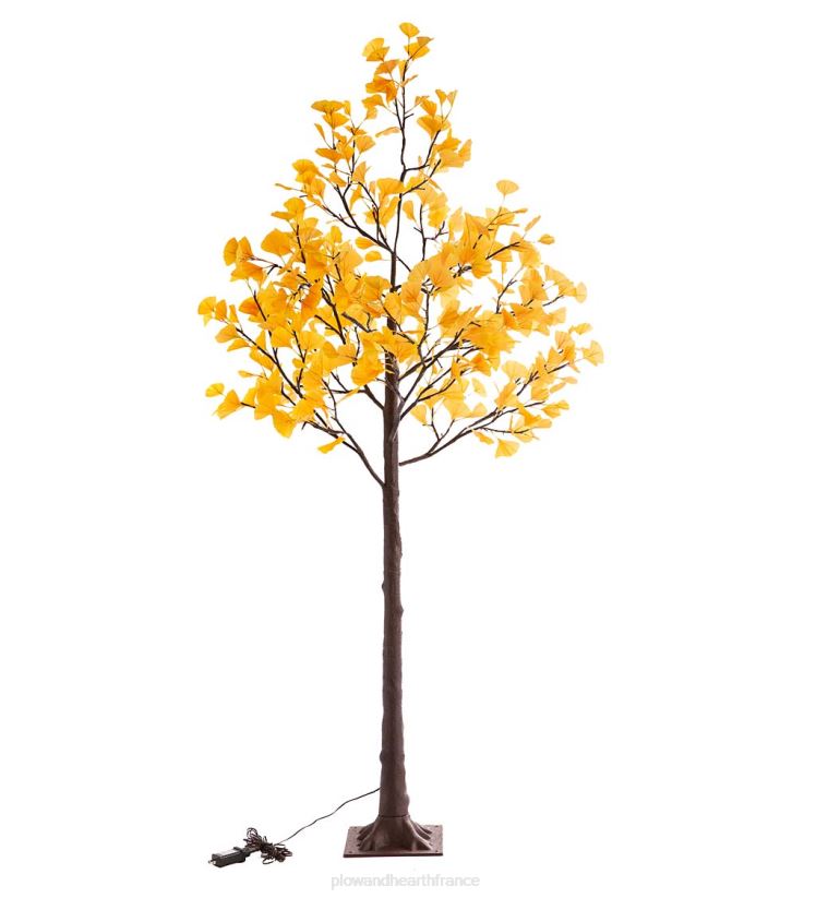 Plow & Hearth articles ménagers Arbres gingko jaunes à éclairage électrique intérieur/extérieur 0BNZ1580