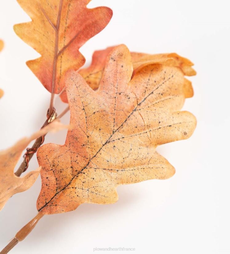 Plow & Hearth articles ménagers Branches de chêne rouille éclairées intérieur/extérieur, lot de 2 0BNZ1564