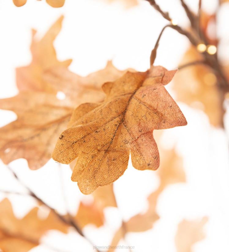 Plow & Hearth articles ménagers Chênes rouillés à éclairage électrique intérieur/extérieur 0BNZ1586